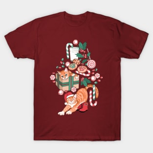 Meow-y Christmas T-Shirt